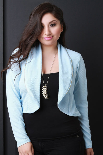 Quilted Long Sleeve Zipped Jacket