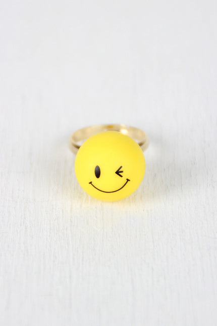 Winking Emoji Ring