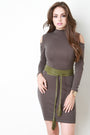 Skinny Tie Tassel Obi Wrap Belt