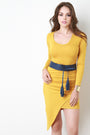 Skinny Tie Tassel Obi Wrap Belt