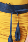 Skinny Tie Tassel Obi Wrap Belt