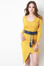 Skinny Tie Tassel Obi Wrap Belt