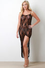 Leg Avenue Butterfly Lace Long Dress