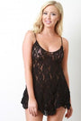 Leg Avenue Floral Lace Chemise Dress
