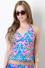 Spotted Tropics Tankini Set