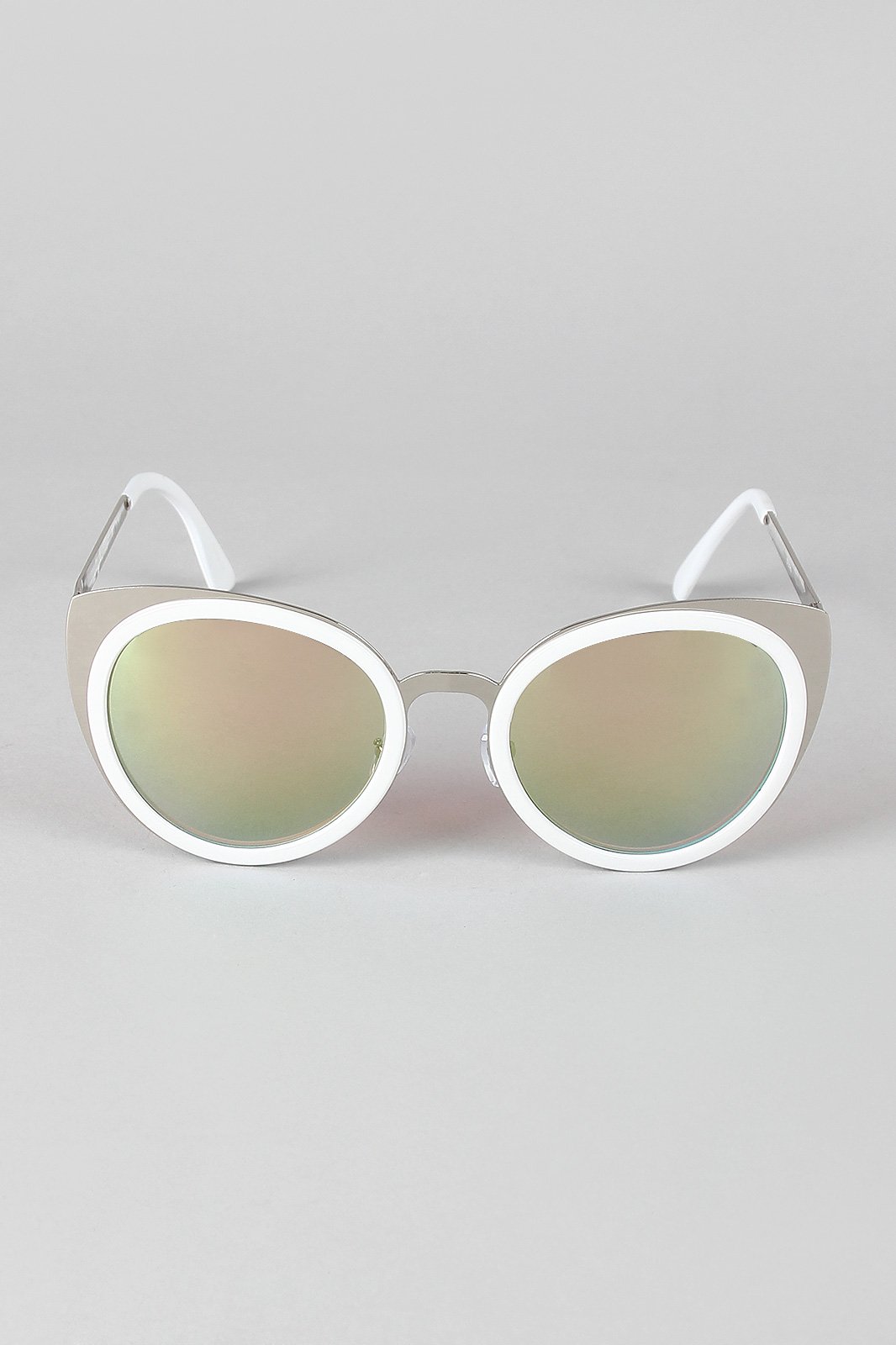 Redux Metallic Frame Cat Eye Sunglasses