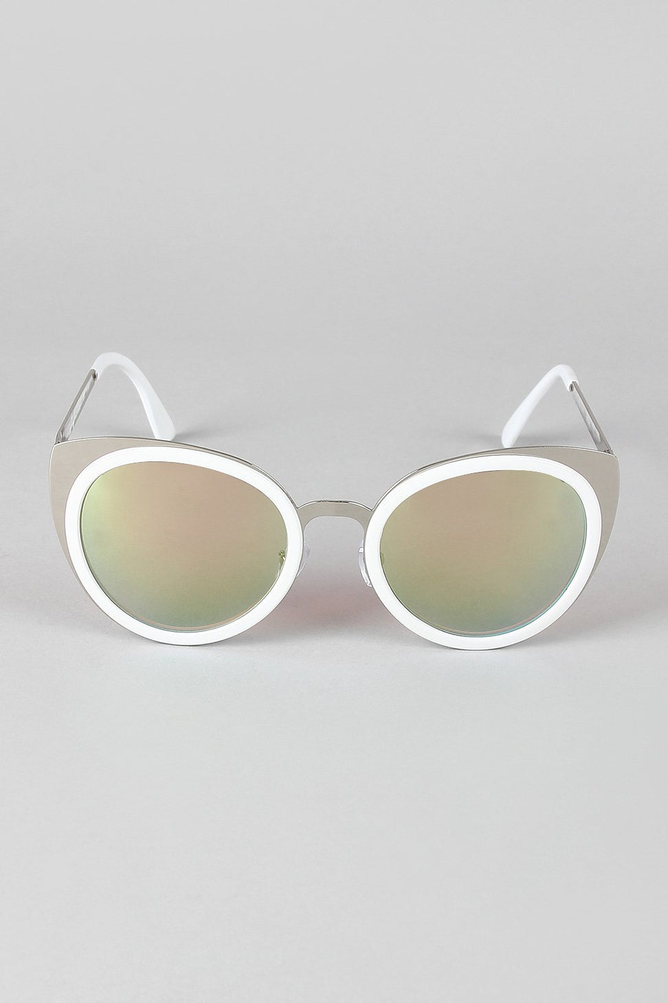 Redux Metallic Frame Cat Eye Sunglasses