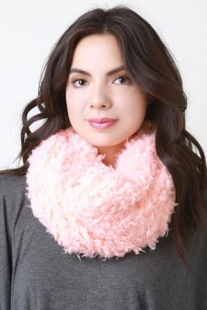 Faux Shearling Muffler Scarf - NoveltyOne