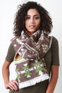 Multicolor Tribal Knit Scarf - NoveltyOne