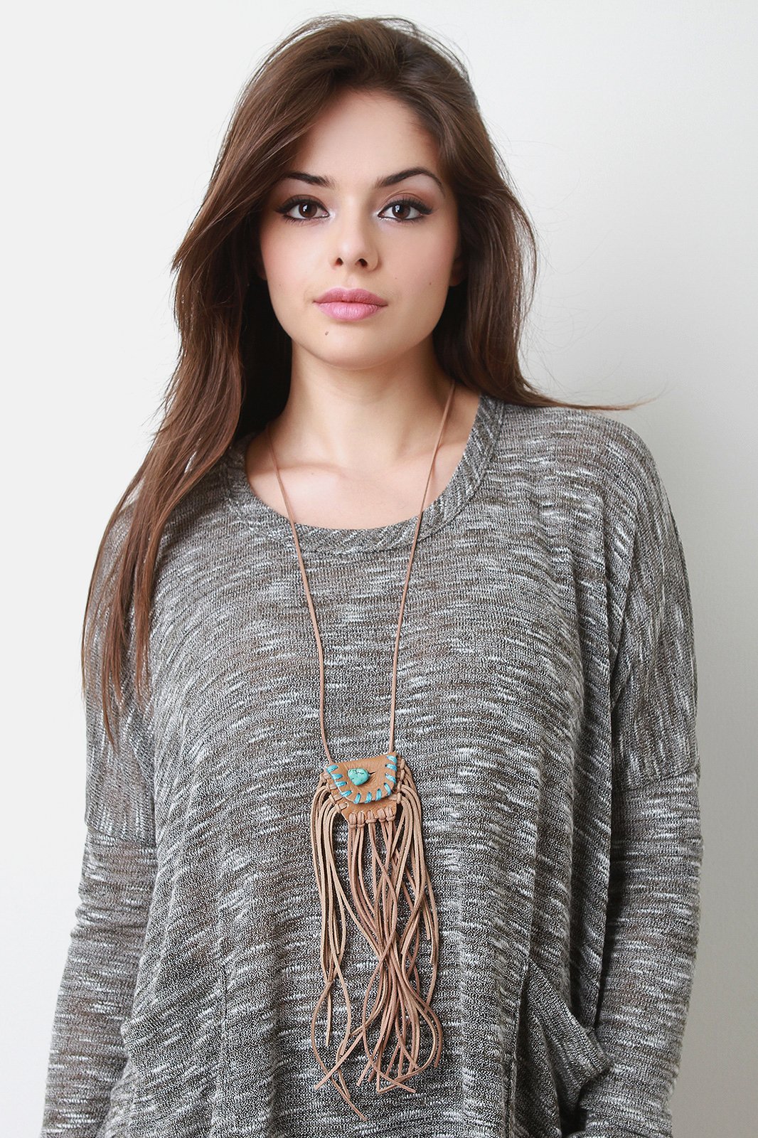 Fringed Mini Pouch Necklace - NoveltyOne
