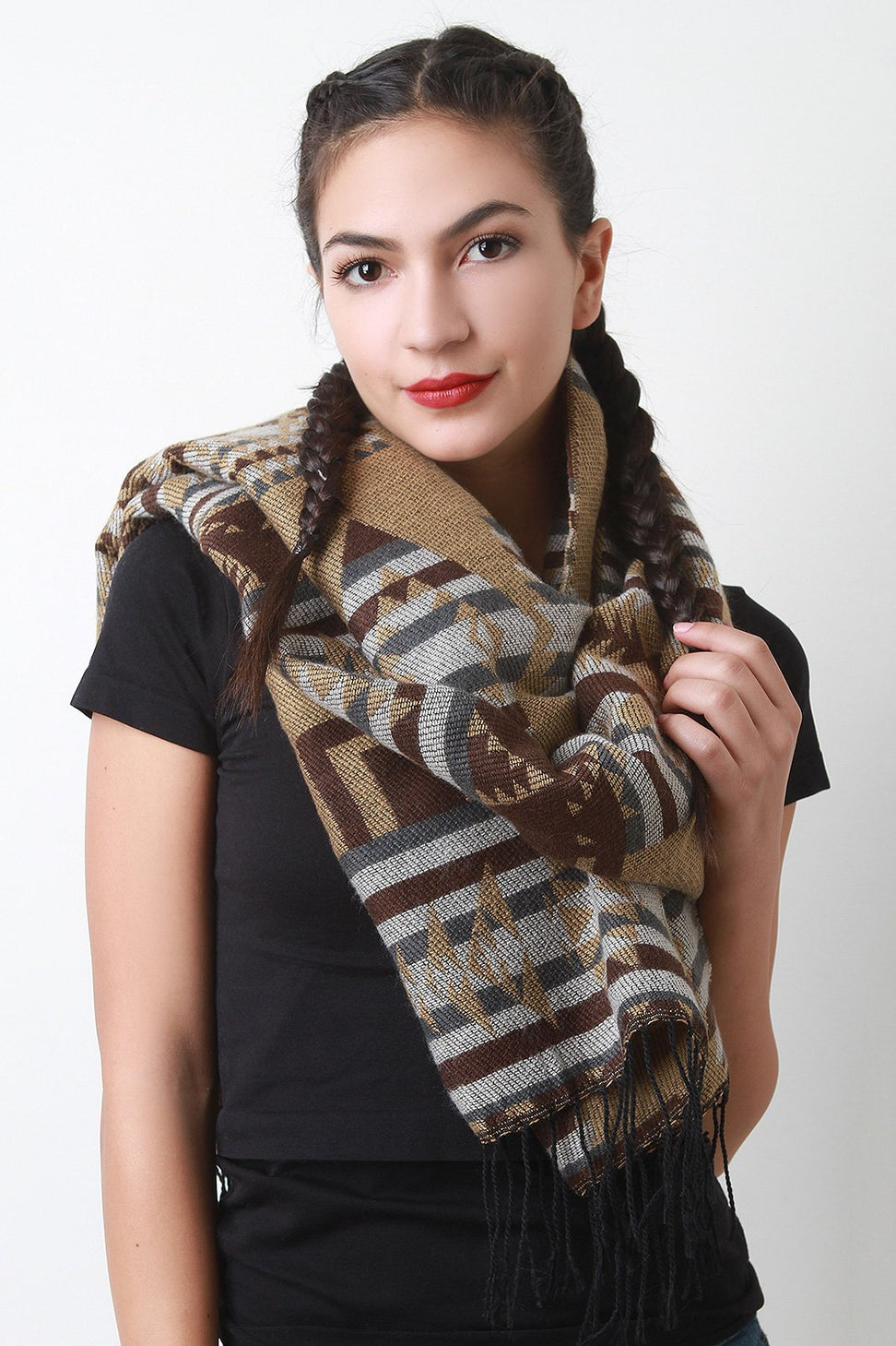 Diamond Tribal Print Scarf - NoveltyOne