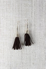 Faux Suede Tassel Dangle Earrings - NoveltyOne