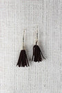 Faux Suede Tassel Dangle Earrings - NoveltyOne
