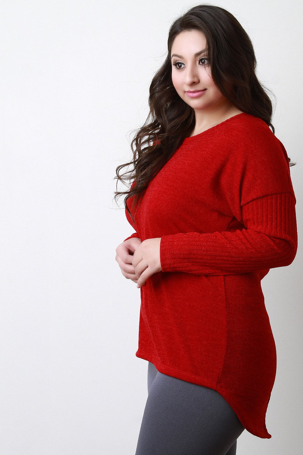 Button Back Sweater Top