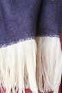 Fringe Hem Colorblock Scarf - NoveltyOne