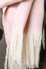 Fringe Hem Colorblock Scarf - NoveltyOne