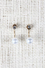 Mini Post And Pearl Jacket Earrings