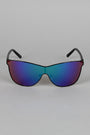 Sport Silhouette Wire Rimmed Sunglasses