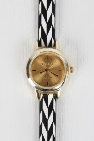 Herringbone Chevron Skinny Watch
