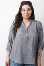 Double Button Placket Top - NoveltyOne