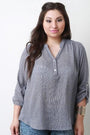 Double Button Placket Top - NoveltyOne