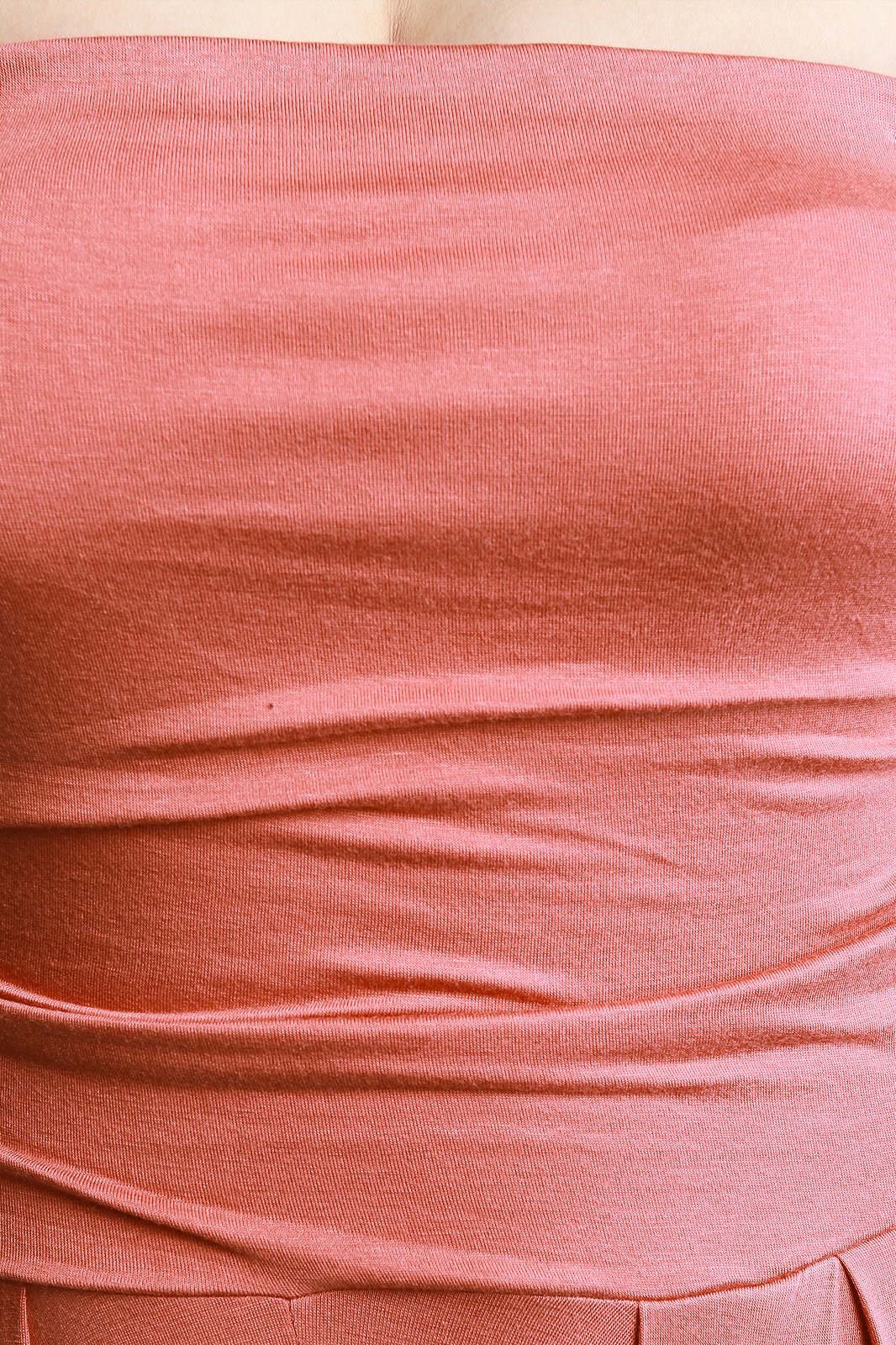 Strapless Ruched Jumpsuit