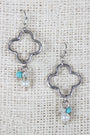 Quatrefoil Dangle Earrings