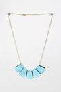 Statement Gemstone And Rod Necklace