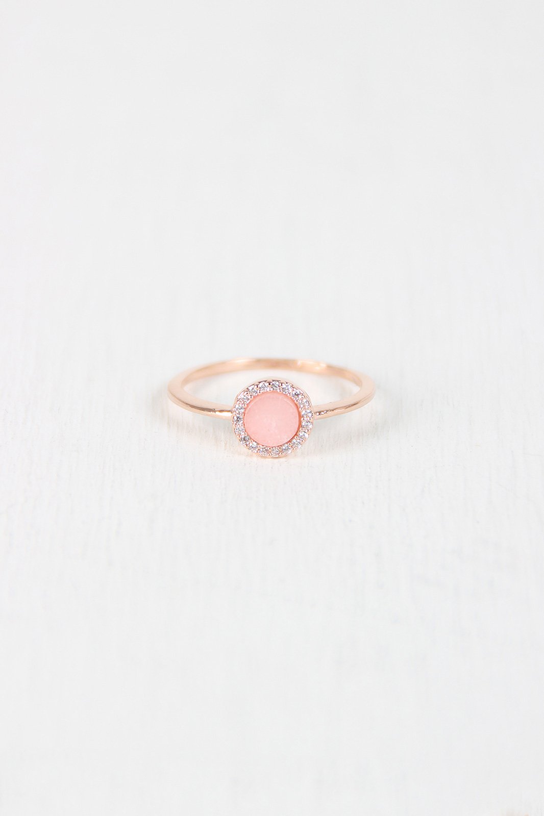 Rhinestone Circle Ring