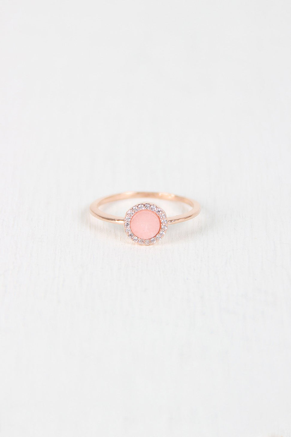 Rhinestone Circle Ring