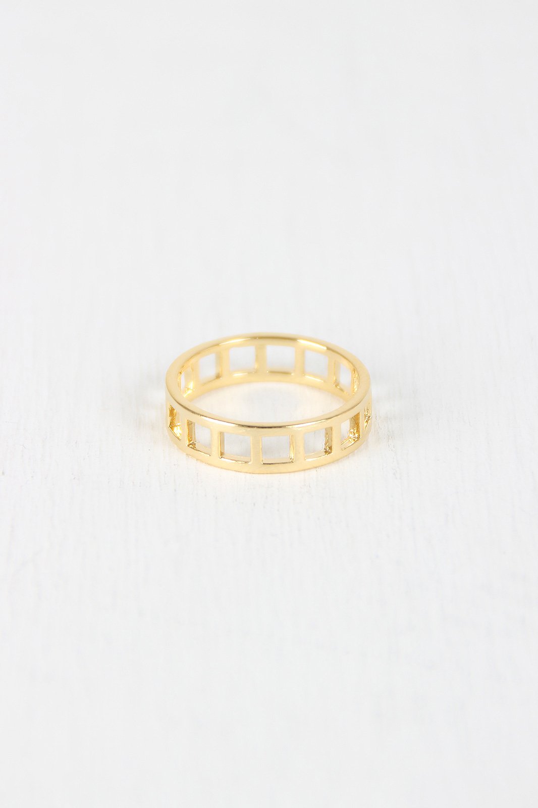 Square Cut Out Ring