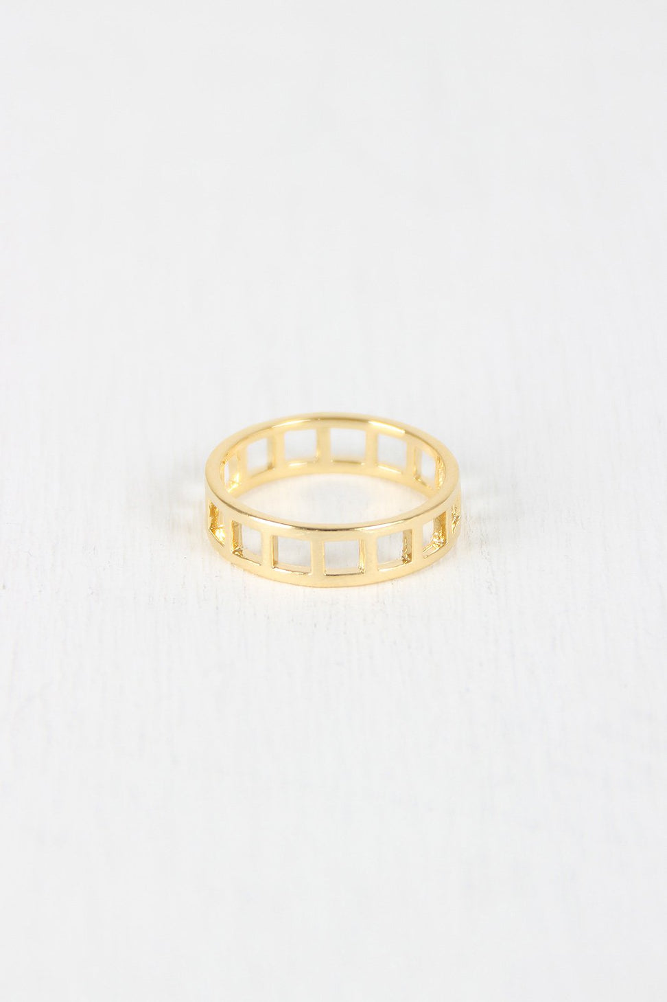 Square Cut Out Ring
