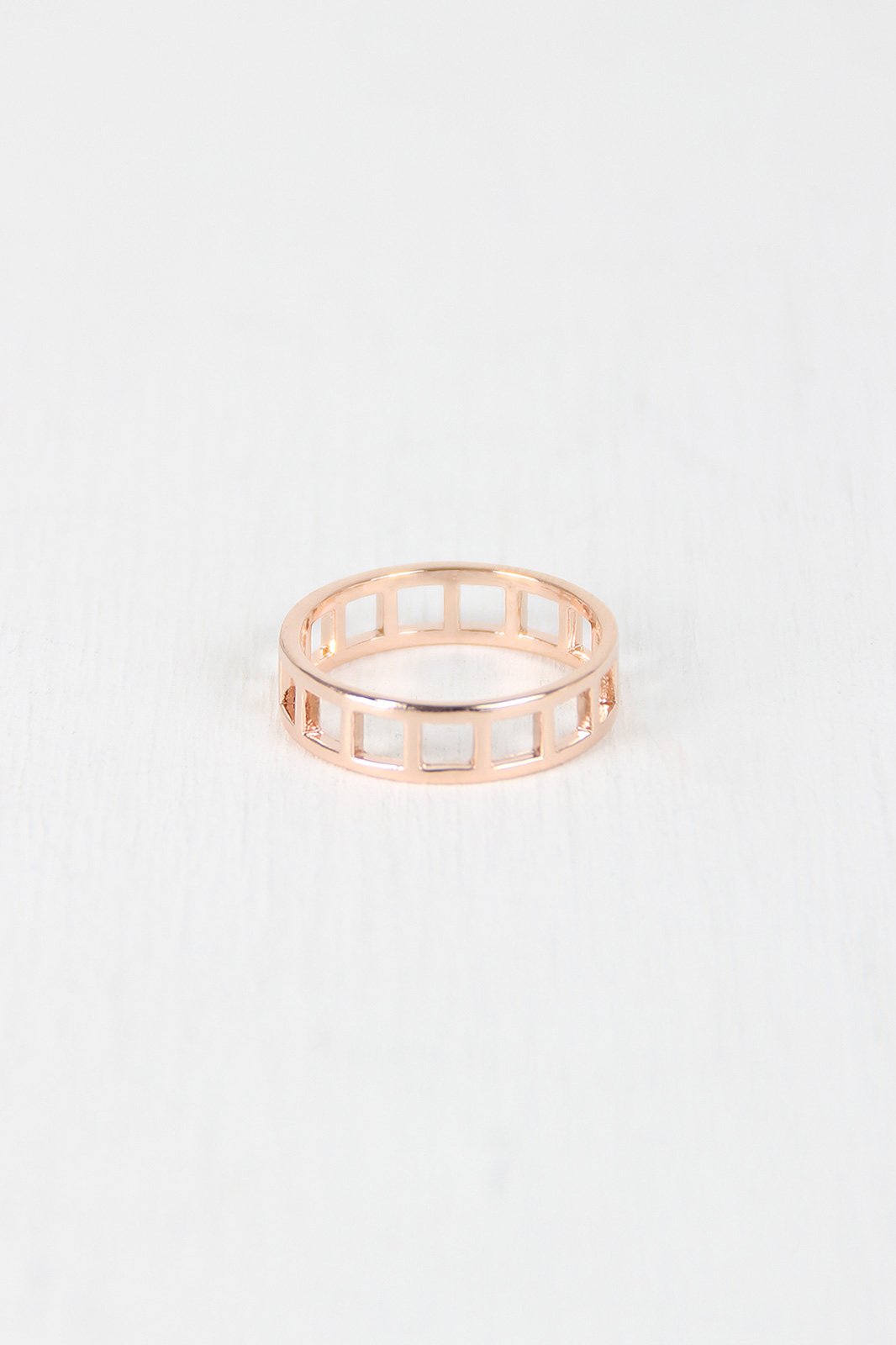 Square Cut Out Ring