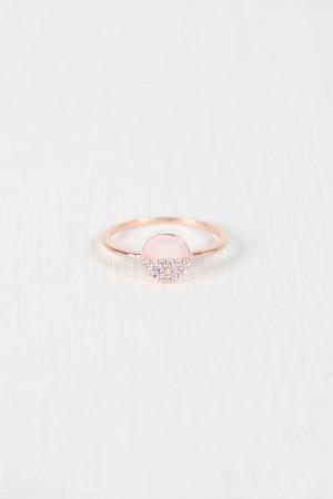 Half And Half Circle Ring
