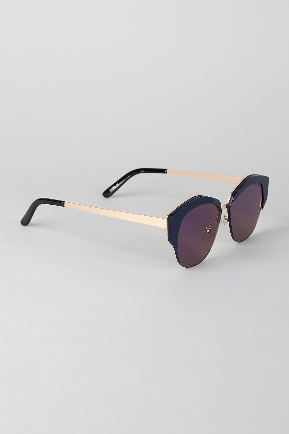 Geometric Semi-Rimless Sunglasses - NoveltyOne