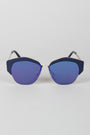Geometric Semi-Rimless Sunglasses - NoveltyOne