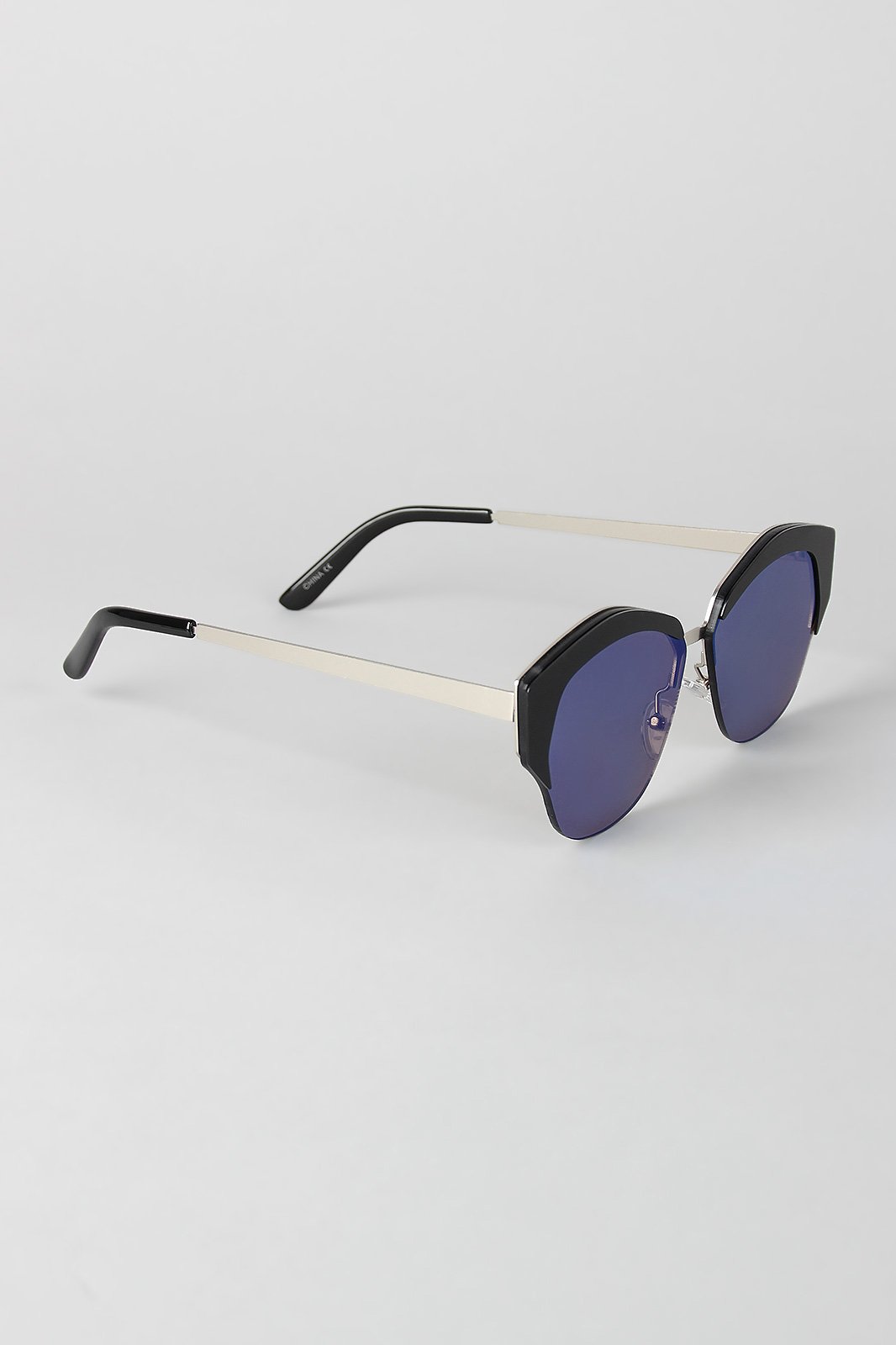 Geometric Semi-Rimless Sunglasses - NoveltyOne