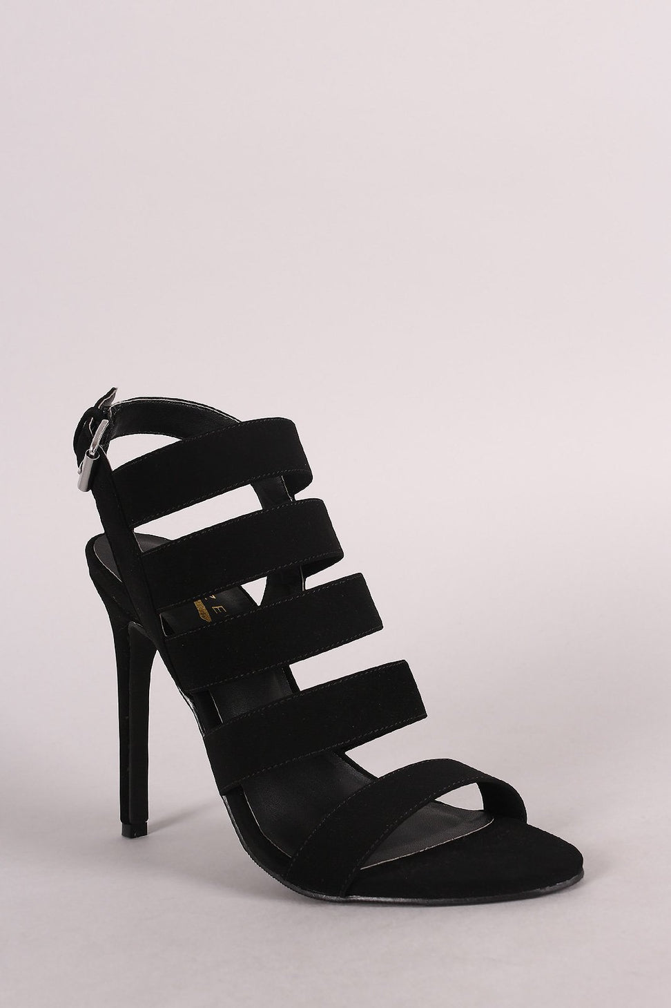 Nubuck Strappy Ladder Up Slingback Heel - NoveltyOne
