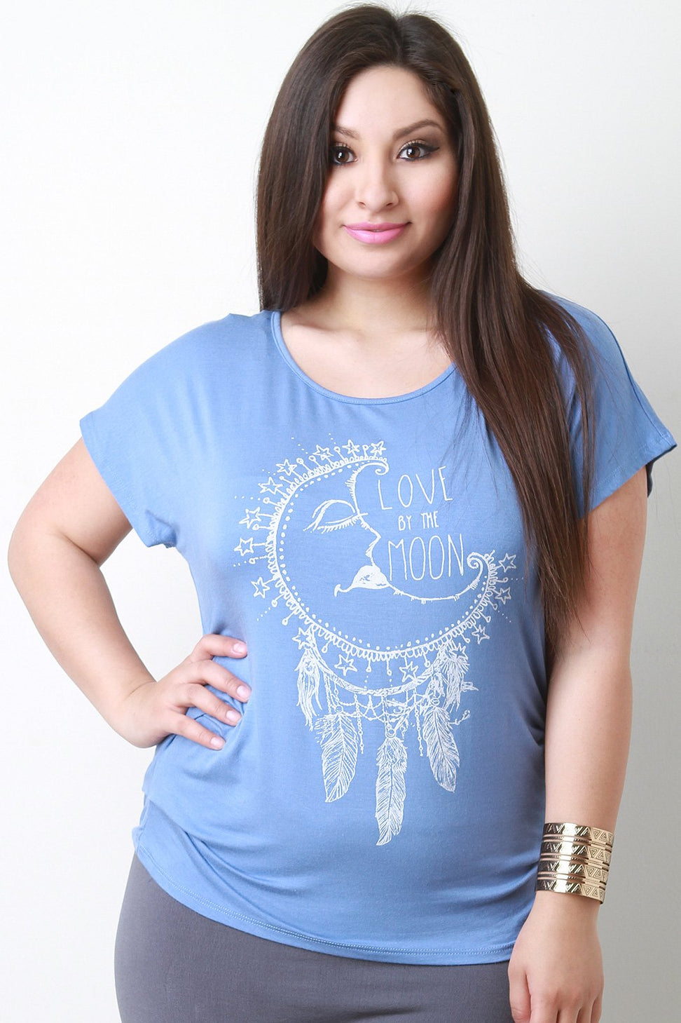 Love By The Moon Graphic Tee - NoveltyOne