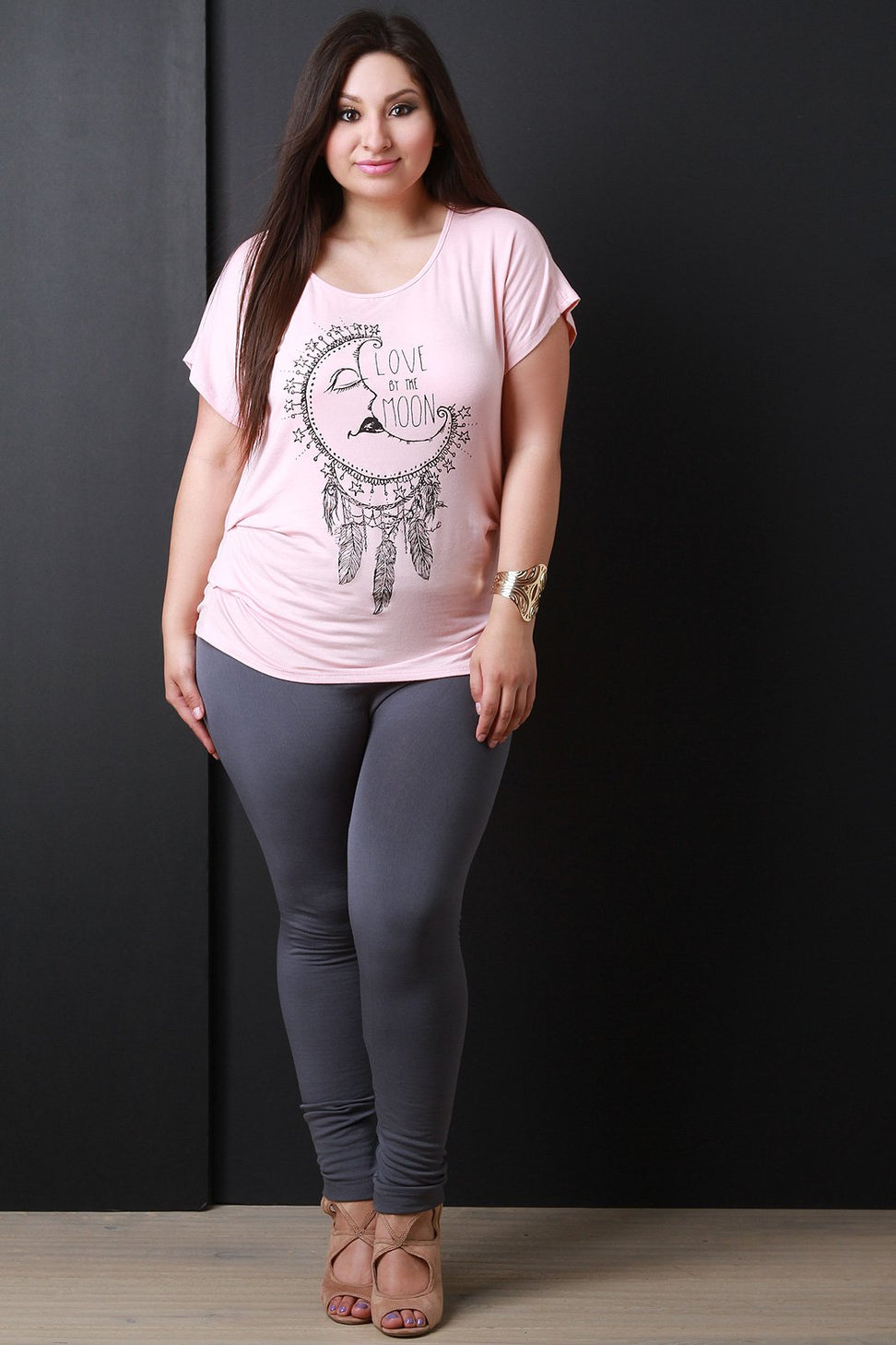 Love By The Moon Graphic Tee - NoveltyOne