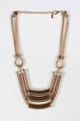 Tube Chain Chunky Geometric Necklace