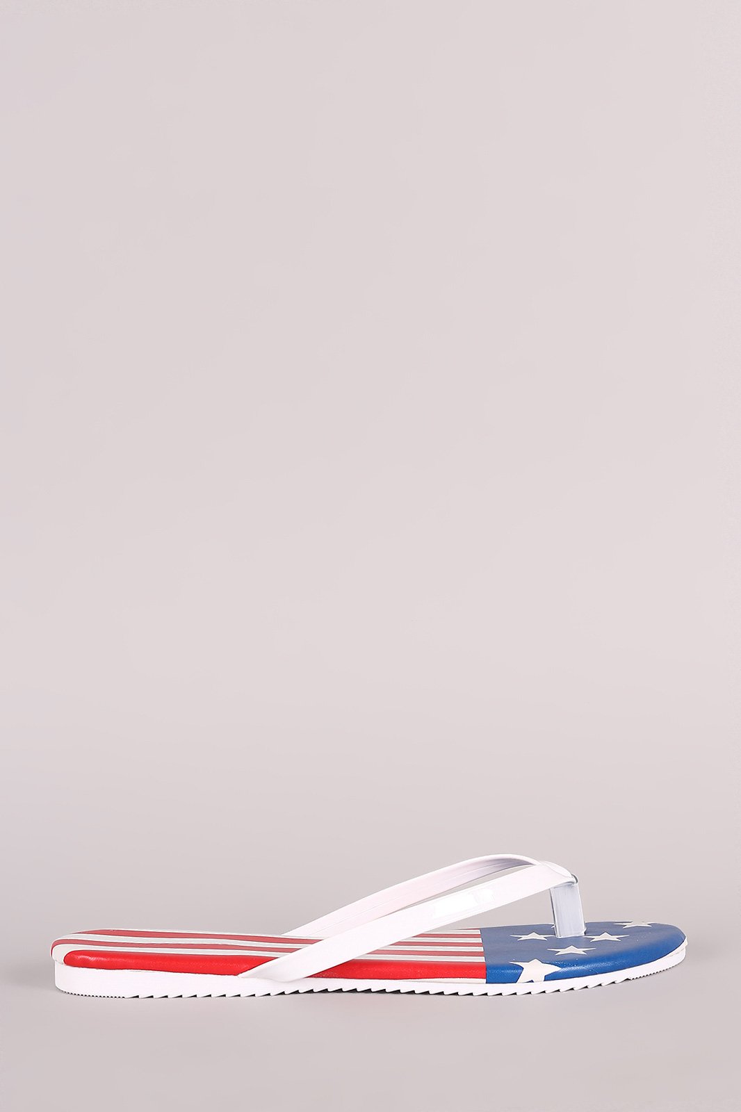 Liliana Stars and Stripes Thong Flat Sandal - NoveltyOne