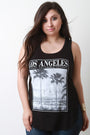Los Angeles Graphic Print Thank Top - NoveltyOne