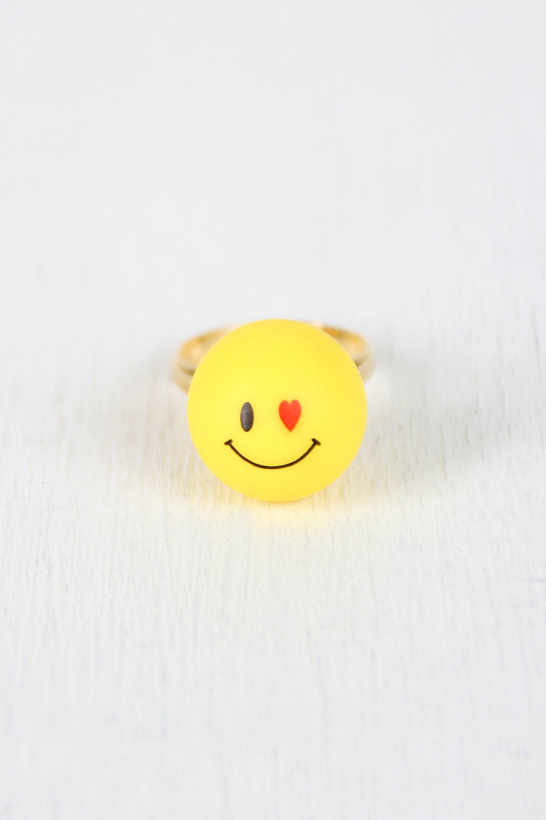 Heart Eye Emoji Ring