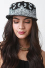 Paisley Contrast Snapback Cap