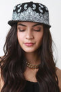 Paisley Contrast Snapback Cap