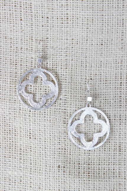 Open Clover Dangle Earrings