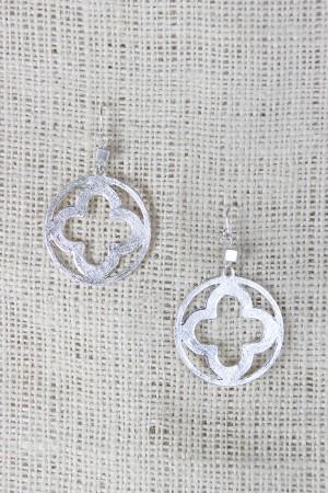 Open Clover Dangle Earrings