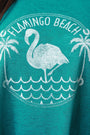 Flamingo Beach Graphic Print Tank Top - NoveltyOne