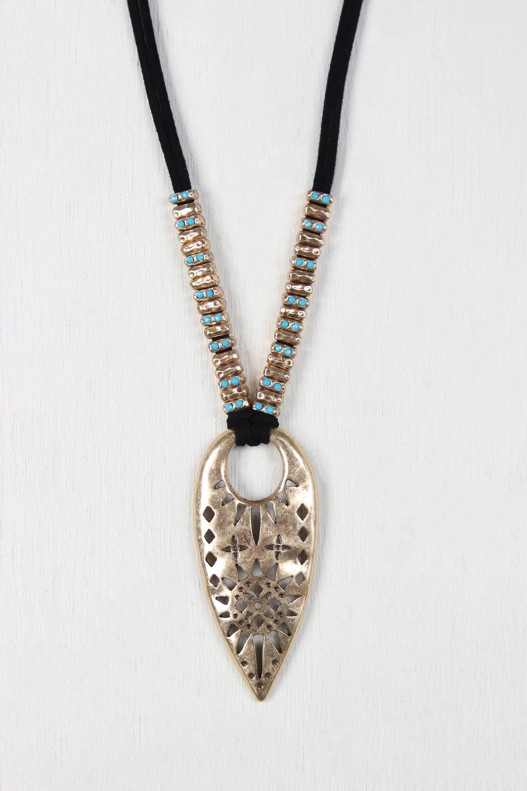 Decorative Arrow Pendant Necklace Set